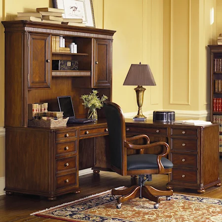 "L" Shape Desk with Hutch